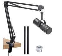 SUNMON Samson Q9U - Brazo de brazo de micrófono compatible con micrófono Samson, brazo de micrófono Samson con clip adaptador de tornillo de 3/8 a 5/8 pulgadas, brazo de micrófono con funda de cable