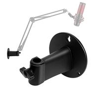 SUNMON Soporte de Micrófono para Blue Yeti: Brazo de Micrófono Mejorado con Rotación de 360°, Brazo de Micrófono Escritorio para HyperX QuadCast 2, Fifin AM8, Seiren Mini V3, MV7 (negro) (negro)