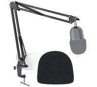 SUNMON Soporte Micrófono para Razer Seiren Mini: Brazo Universal Micrófono para Razer Seiren Mini / V3 Mini / V2 Pro/Seiren X, Adaptador Ajustable de 3/8 Pulgadas a 5/8 Pulgadas