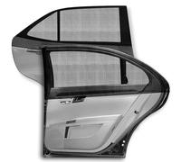 SUNNIFLY 2 Pcs Parasol Ventanas Traseras Coche, Parasol Coche Bebe, Niños y Mascotas, Accesorios Coche, Compatible con la Mayoria de Vehiculos