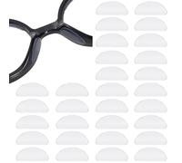 SUNNIFLY 20 pares de Almohadillas Gafas Nariz, Almohadillas Gafas,Alivia la Presión Sobre la Nariz, Almohadillas de Silicona se Adaptan a la Mayoría de las Gafas