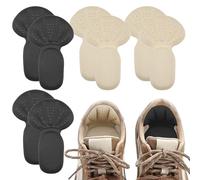 SUNNIFLY 4 pares de Taloneras para Zapatos, Almohadillas para Pies, Cortables, Reductor Talla Zapato，Adecuado para Tacones Altos, Zapatillas Deportivas, Zapatos Casuales