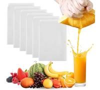 SUNNIFLY 6 Piezas Cheese Cloth, Colador de Tela Reutilizable, Bolsa Filtrante de Nylon de 20 x 30cm para Colar Zumos de Verduras, Leche de Soja, Queso, Zumos de Frutas, Café, etc.