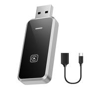 SUNNIFLY Adaptador CarPlay Inalámbrico para Coches con CarPlay, Convierte el Adaptador Carplay con Cable en Inalámbrico, Plug and Play, Compatible con iPhone iOS 10+ y Android 11+.