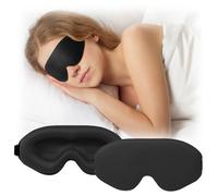 SUNNIFLY Antifaz para Dormir Verano, Viajes Accesorios, Antifaz Estereoscópico 3D Ajustable, Sueño Lateral sin Presión Ocular, para Dormir, Meditar y Viajar