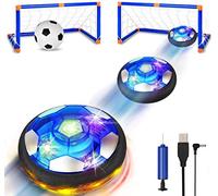 SUNNOW Balon Futbol Flotante - Pelota Futbol Flotante Recargable con Porteria Futbol Niños Juego Futbol Balon Flotante Air Power Soccer para Niños Niñas 3-12 Años