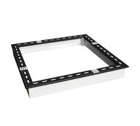Sunny arenero de madera con tapa | arenero en blanco y negro con motivo de calle y tapa para ninos | 127 x 127 cm