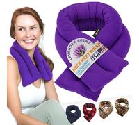 Sunny Bay Lavender-scented Extra Long Neck Heat Wrap, Aromatherapy, Microwavable (purple) by Sunny Bay