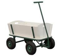 Sunny Billy Beach Wagon Carro Jardin en Verde, Carrito Playa | Carrito Jardin, Madera, para ninos con Ruedas neumaticas | Carro Playa, Carro Playa Ruedas Grandes, 94,5 x 61 x 97 cm, MAX 100 kg.