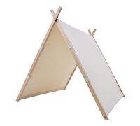Sunny Como | Tipi infantil Crema, Tienda Tipi para ninos a partir de 2 anos | Tienda de Campana 100% algodon natural | Tienda de campana infantil en madera FSC 100% | Tienda Tipi 107 cm x 123 cm
