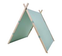 Sunny Como | Tipi infantil Verde, Tienda Tipi para ninos a partir de 2 anos | Tienda de Campana 100% algodon natural | Tienda de campana infantil en madera FSC 100% | Tienda Tipi 107 cm x 123 cm