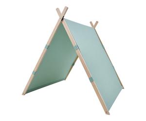 Sunny Como | Tipi infantil Verde, Tienda Tipi para ninos a partir de 2 anos | Tienda de Campana 100% algodon natural | Tienda de campana infantil en madera FSC 100% | Tienda Tipi 107 cm x 123 cm