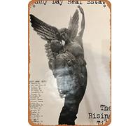 Sunny Day Real Estate - Póster de 2000 The Rising Tide enorme letrero de metal retro de 12 x 8 pulgadas para decoración de pared