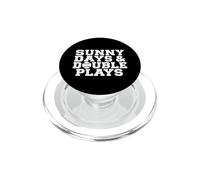 Sunny Days & Double Plays - Divertido béisbol para Amantes del Estadio PopSockets PopGrip para MagSafe