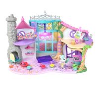 Sunny Days Entertainment Honey Bee Acres Rainbow Ridge Sunburst Art Studio - 50 Accesorios de muebles con figura exclusiva de unicornio | Light Up Do