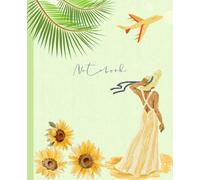 Sunny Days Summer-Themed Journal & Notebook (Golden Lady): Composition Notebook