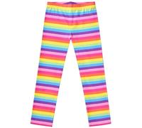 Sunny Fashion Chicas Niñito Pantalones Polainas Algodón Suave Rayado Elástico Todos los días Multicolor 4 años