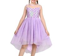 Sunny Fashion Vestido de Niña Multicolor Lentejuelas Tul 6-14 años | Boda, Verano, Halloween, Cumpleaños, Fiesta, Pascua, Animales Divertidos