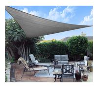 SUNNY GUARD Sun Shade Sail 20'x20'x20' Triangle Dark Grey UV Block Sun