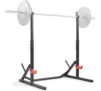 Sunny Health & Fitness Banco de press de banca ajustable multifuncional con soporte para sentadillas - SF-XF922011