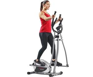 Sunny Health & Fitness Elipticas Fitness casa, elíptica magnética para Todo el Cuerpo, Ultra silenciosa y Suave, Resistencia Ajustable de 8 Niveles, Sensor de Pulso, Monitor LCD - SF-E905