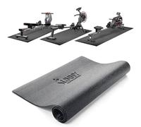 Sunny Health & Fitness Esterilla Antideslizante para Gimnasio Casa, Esterilla para Equipo de Ejercicio para Cinta de Correr, Bicicleta, Elíptica y Stepper, Esterilla para Yoga, L