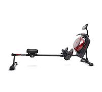 Sunny Health & Fitness Hydro + máquina de Remo de Agua magnética Inteligente de Doble Resistencia en Color Negro - SF-RW522017BLK