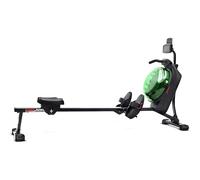 Sunny Health & Fitness Hydro + máquina de Remo de Agua magnética Inteligente de Doble Resistencia en Color Verde - SF-RW522017GRN