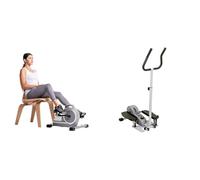 Sunny Health & Fitness Magnetic Under Desk Mini Exercise Cycle Bike, Dual Function Pedal Exerciser + Magnetic Underdesk/Standing Portable Ellittical Machine