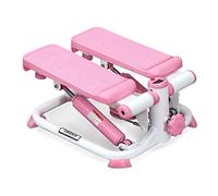 Sunny Health & Fitness Máquina de Step para Ejercicio, Mini Stepper Portátil para Entrenamientos en Casa, Escritorio u Oficina (Rosa) - P2000