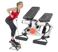Sunny Health & Fitness Mini Stepper de Escalera con Bandas y Altura
