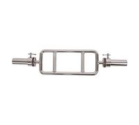 Sunny Health & Fitness Olympic Tricep Bar with Ring Collars by Sunny Health & Fitness-OB-34 Barra olímpica de tríceps de 34 Pulgadas con Collares de Anillo, Gris, Talla única