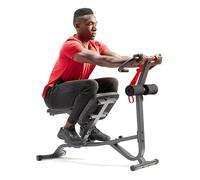 Sunny Health & Fitness Silla Romana de hiperextensión con estación de inmersión, Banco multifunción Resistente para Entrenamientos de glúteos y Abdominales - SF-BH620062