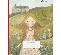 Sunny Horizons Notebook: This notebook captures the cheerful spirit of a young girl basking in the beauty of a sunny countryside.