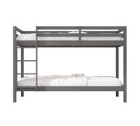Sunny Jip Litera Gris | Para ninos sin colchones - Para 2 ninos 208 x 97 x 140 cm / para colchones de dimensiones: 90 x 200 cm