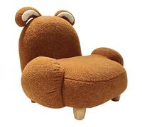 Sunny Lilo Sillon Infantil con Orejeras, Marron | Silla de Tela Teddy | para la Sala de Juegos o la habitacion - 51 x 66 x 47 cm - a Partir de los 3 Anos - 100 kg MAX.