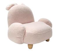 Sunny Lilo Sillon Infantil con Orejeras, Rosa | Silla de Tela Teddy | para la Sala de Juegos o la habitacion - 51 x 66 x 47 cm - a Partir de los 3 Anos - 100 kg MAX.