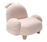 Sunny Lilo Sillon infantil con Orejeras, Rosa | Silla de tela Teddy | Para la sala de juegos o la habitacion - 51 x 66 x 47 cm - a partir de los 3 anos - 100 kg max