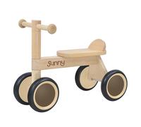 Sunny Mini Walker Bicicleta Sin Pedales - Madera | Bici equilibrio 4 ruedas | Bicicletas equilibrio interior/exterior | Bicicleta sin Pedales 1 ano de 1,5 a 3 anos