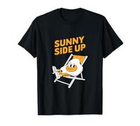 Sunny Side Up Divertido Juego de Palabras de Huevo Frito Camiseta