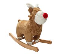 Sunny Silla mecedora infantil Reno, Marron | Con forma de animal | Para el dormitorio o la sala de juegos - 68 x 30 x 60 cm - a partir de 3 anos - max. 100 kg