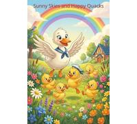 Sunny Skies and Happy Quacks: Back to school funny baby duck journal college ruled for kids child. Under a perfect sky, Mama Duck, elegant in her ... fluffy ducklings through a vibrant meadow.