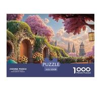 Sunny Terrace with Wooden Chairs 1000 Piezas Papel Ecológico Rompecabezas Magical City Imposible, Difícil Juego Creativo Puzzle Juego De Desafío Difícil 52x38cm/1000pcs