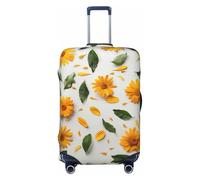 Sunny Yellow SunFlower Fundas de equipaje de viaje - Fundas elásticas para maletas protectoras para equipaje de 18 a 32 pulgadas, Negro -, G