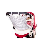 sunnybaby 18275 - Red universal para carritos y carritos deportivos | con práctica protección visual/forro interior | cierre de ancla universal - color: gris | calidad: fabricado en Alemania