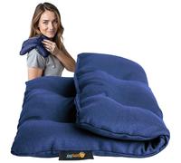 SunnyBay Almohadilla térmica para microondas de arena de lava de 4 libras fabricada en Estados Unidos para calambres menstruales o dolor corporal, retención superior del calor y acción duradera