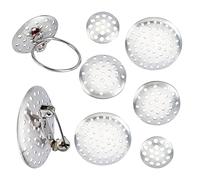 SUNNYCLUE 1 Caja 180 Unids 3 Tamaño Broche Tamiz Hallazgos 12mm 18mm 28mm Plata Broches Broches Pin Disco Base Disco En Blanco Espesar Cabujón Bandejas para DIY Joyería Artesanía Fabricación
