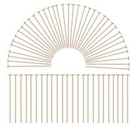 SUNNYCLUE 1 caja 300 piezas Alfileres Planos Chapados En Oro Real de 24 quilates Alfiler con Cabeza de Acero Inoxidable de 30 mm Hallazgos de Joyería Alfileres de Cabeza Plana Alfileres para Pendiente