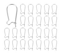 SUNNYCLUE 1 caja de 150 ganchos de Alambre para Oreja, Aretes de Alambre de Riñón, 304 alambres de Acero Inoxidable para Oreja, Aretes En Forma de Lágrima, Accesorios para Joyería, Accesorios para Man