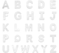 SUNNYCLUE 1 caja de 52 cuentas con 26 estilos de Alfabeto, Cuentas de Concha con Letras, Cuentas de Agua Dulce, Iniciales, Océano, Playa, Verano, Cuentas Naturales, Espaciadores para Hacer Joyas, Puls